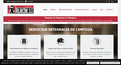 Desktop Screenshot of limpiezaslaurbe.es